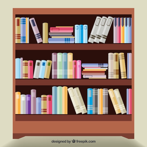 Bookshelf Vectors, Photos and PSD files | Free Download