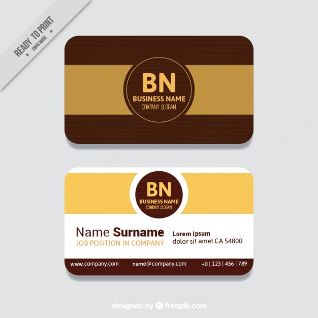 Download Download Vector Wooden Business Card With Yellow Details Vectorpicker Yellowimages Mockups
