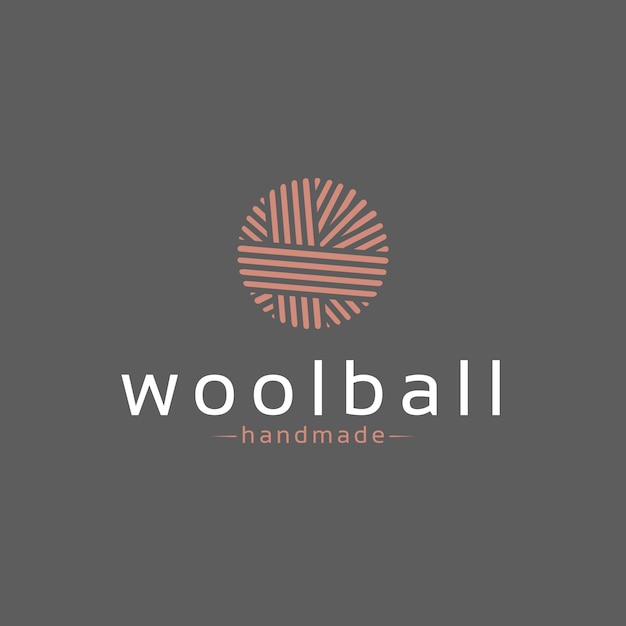 Download Free Wool Ball Logo Design Premium Vector Use our free logo maker to create a logo and build your brand. Put your logo on business cards, promotional products, or your website for brand visibility.
