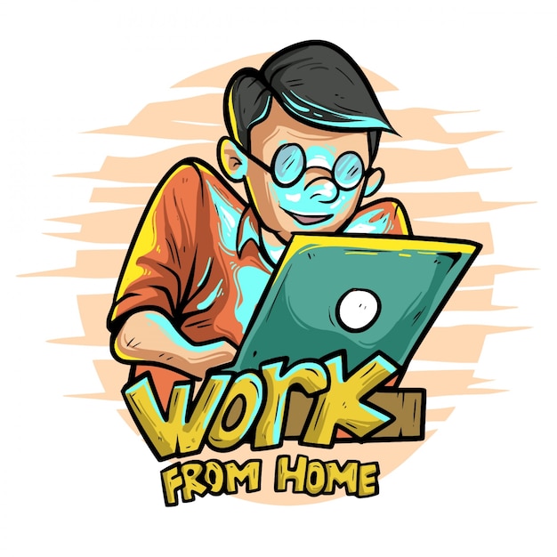 Download Free Work From Home Quarantine Premium Vector Use our free logo maker to create a logo and build your brand. Put your logo on business cards, promotional products, or your website for brand visibility.