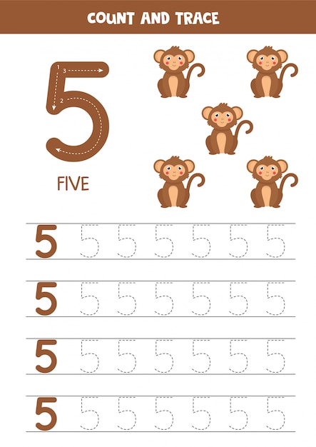 premium-vector-worksheet-for-learning-numbers-with-cute-elephants