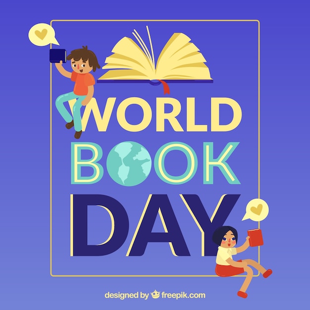 Free Vector | World book day background