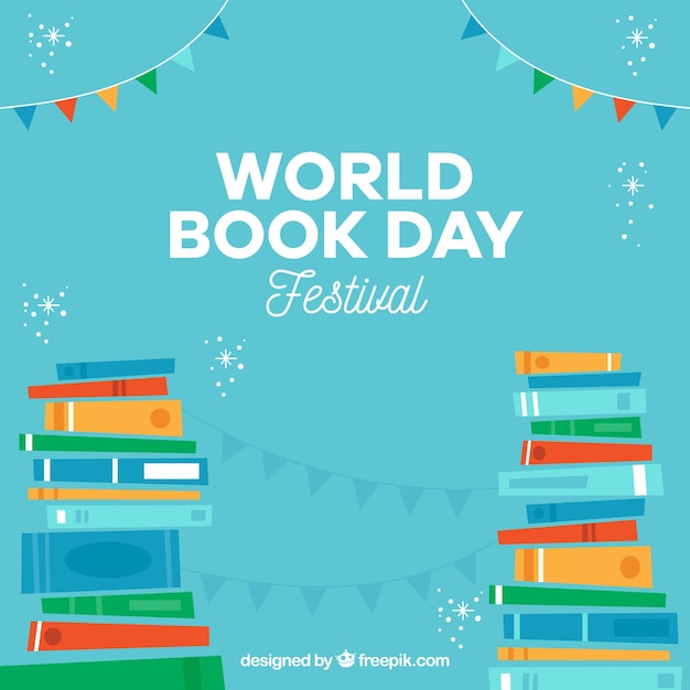 World book day background Vector | Free Download