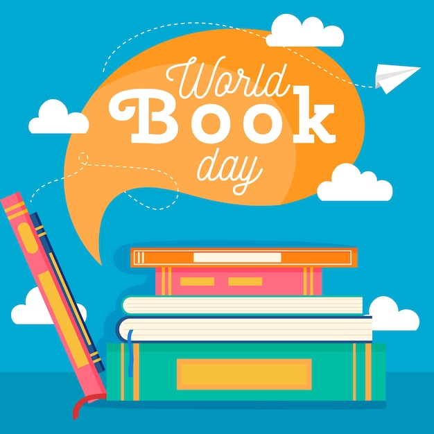 World book day celebration design | Free Vector