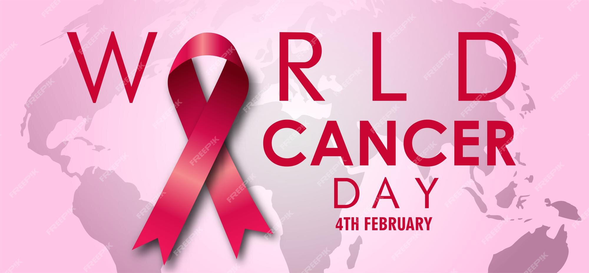 Premium Vector | World cancer day poster or banner illustration ...