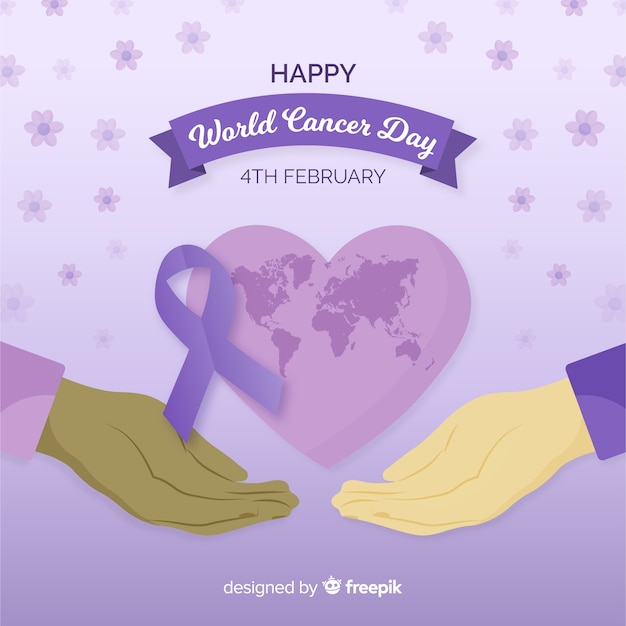 Free Vector World Cancer Day
