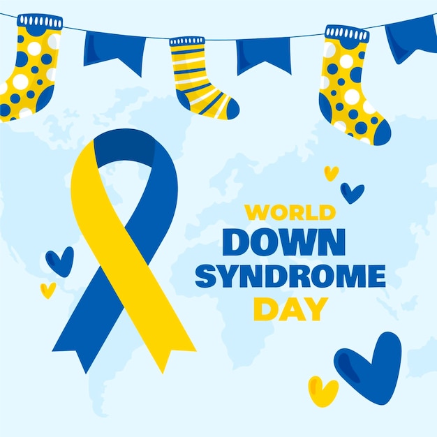 Free Vector World down syndrome day