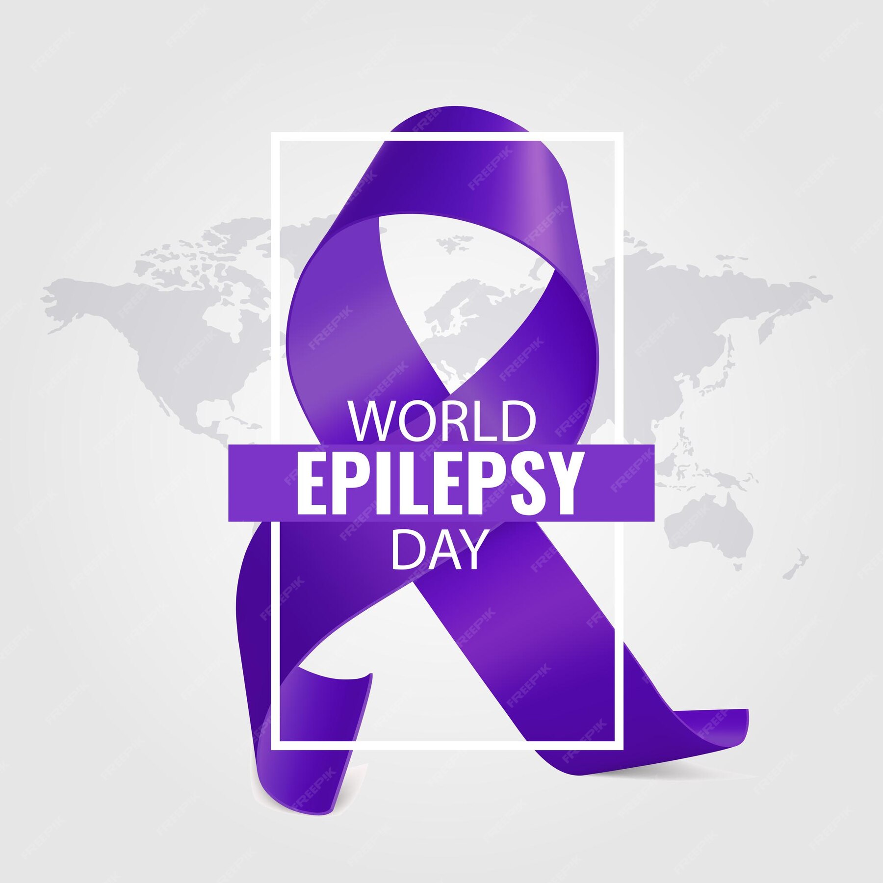 Premium Vector World epilepsy day purple day
