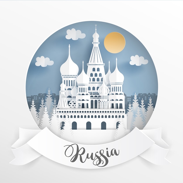 Download Free World Famous Landmark Of Russia With White Frame Premium Vector Use our free logo maker to create a logo and build your brand. Put your logo on business cards, promotional products, or your website for brand visibility.