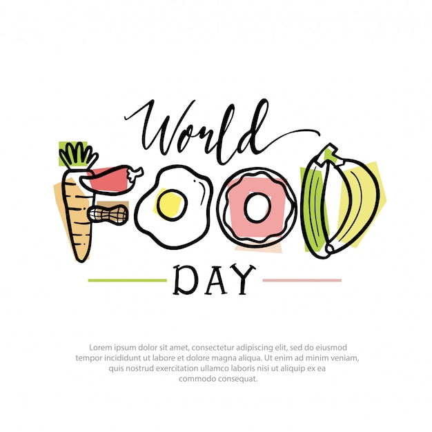 Download Free World Food Day Logo Illustration Premium Vector Use our free logo maker to create a logo and build your brand. Put your logo on business cards, promotional products, or your website for brand visibility.