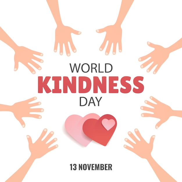 Premium Vector World kindness day.