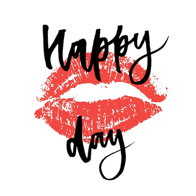 Download Free World Kiss Day Phrase Lettering Calligraphy Lips Pomade Premium Use our free logo maker to create a logo and build your brand. Put your logo on business cards, promotional products, or your website for brand visibility.