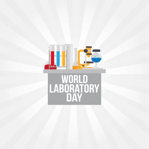 Premium Vector World laboratory day