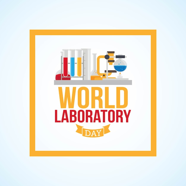 Premium Vector World laboratory day