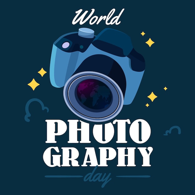 Free Vector World Photography Day