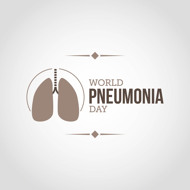 World pneumonia day | Premium Vector