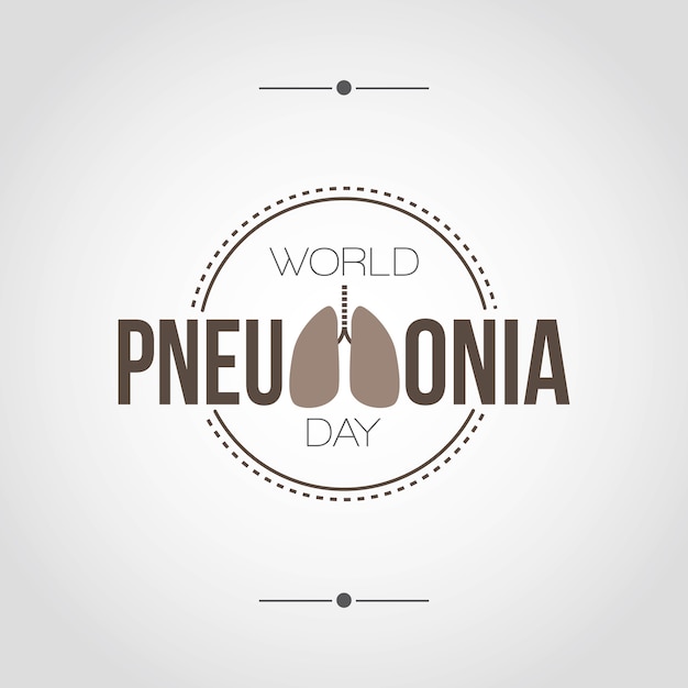 Premium Vector | World pneumonia day