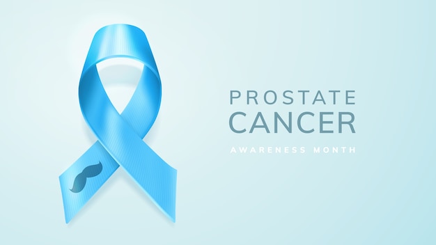 Premium Vector World Prostate Cancer Day Concept Prostate Cancer Awareness Blue Symbol 9346