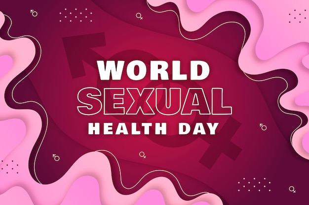 World Sexual Health Day Background Free Vector 8186