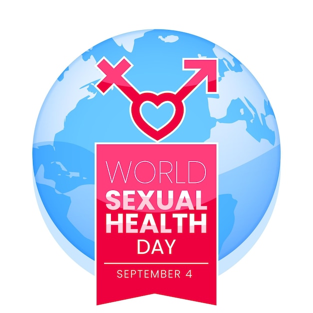 Free Vector | World sexual health day banner
