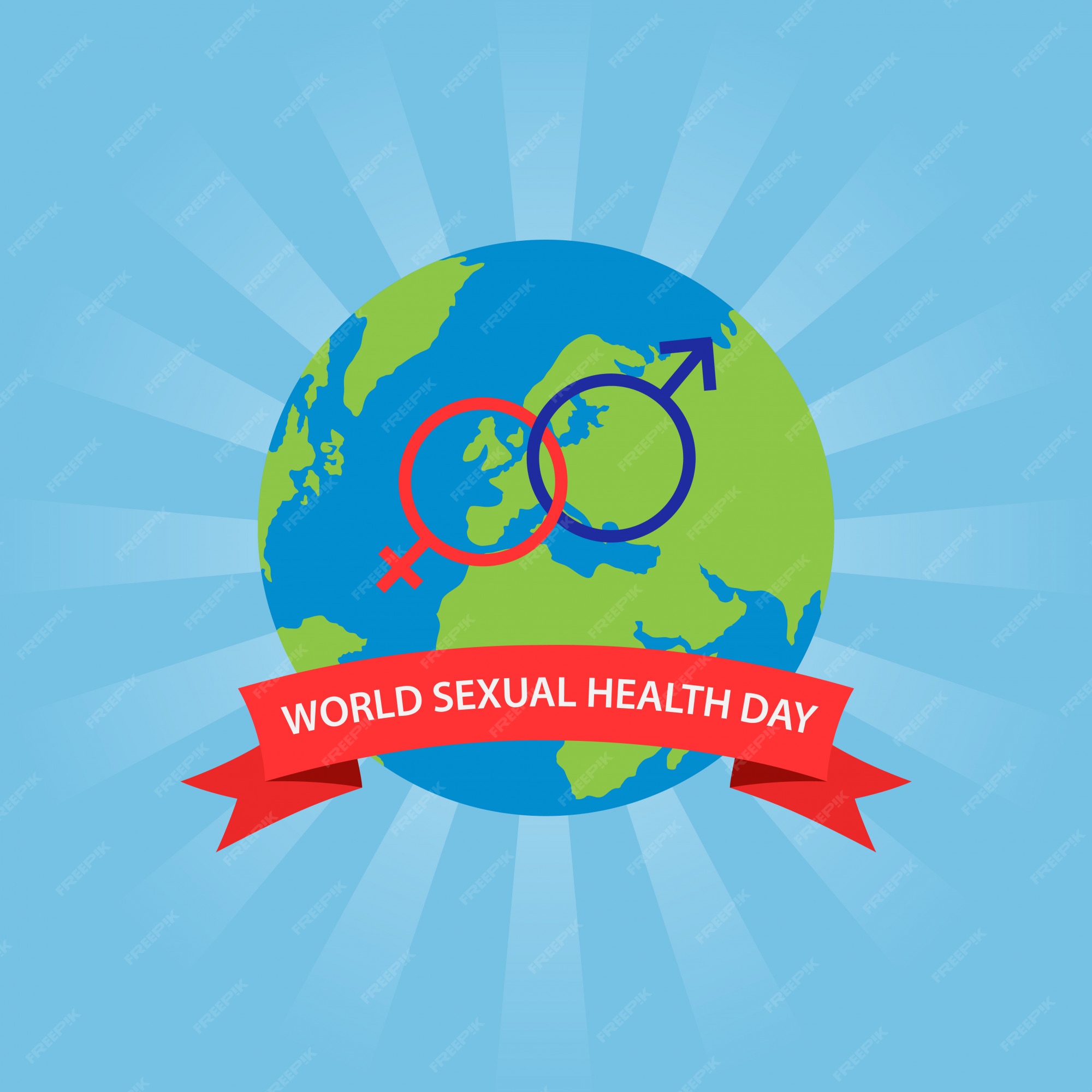 Premium Vector World Sexual Health Day Concept Isolated Background