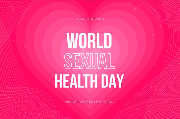 Free Vector | World sexual health day concept