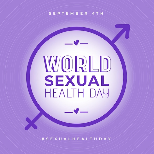 Free Vector | World sexual health day concept