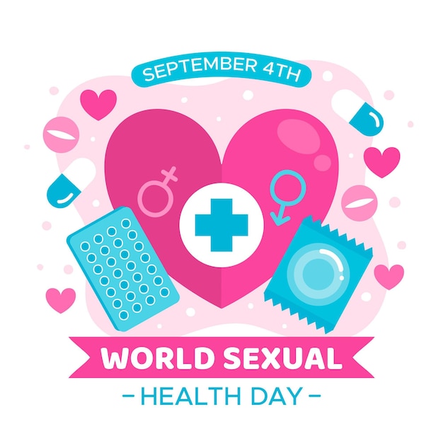 Free Vector | World sexual health day concept