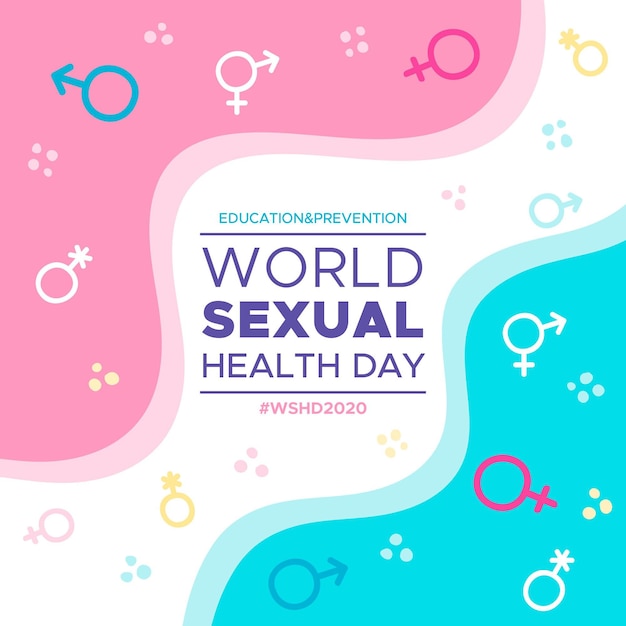 Free Vector | World sexual health day concept