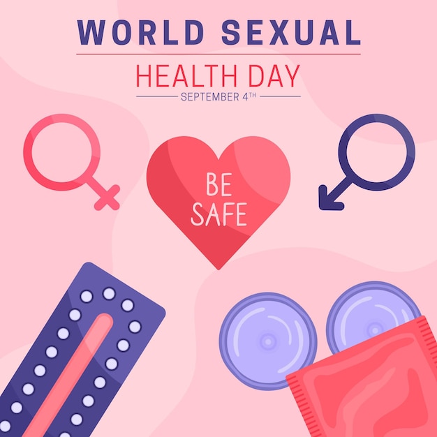 Free Vector World Sexual Health Day Concept