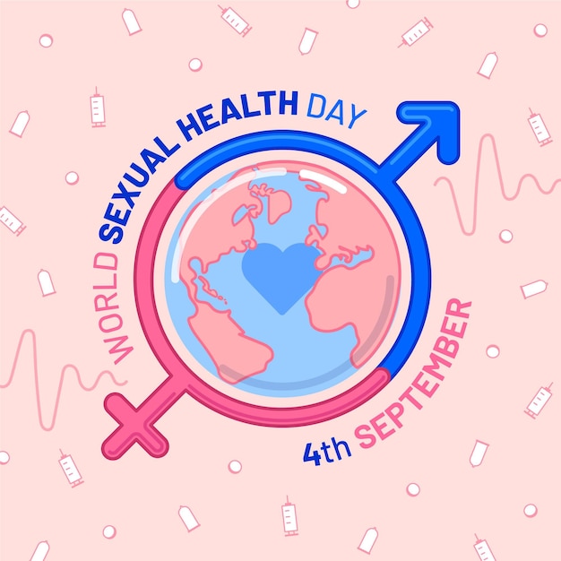 World Sexual Health Day Illustration Free Vector 