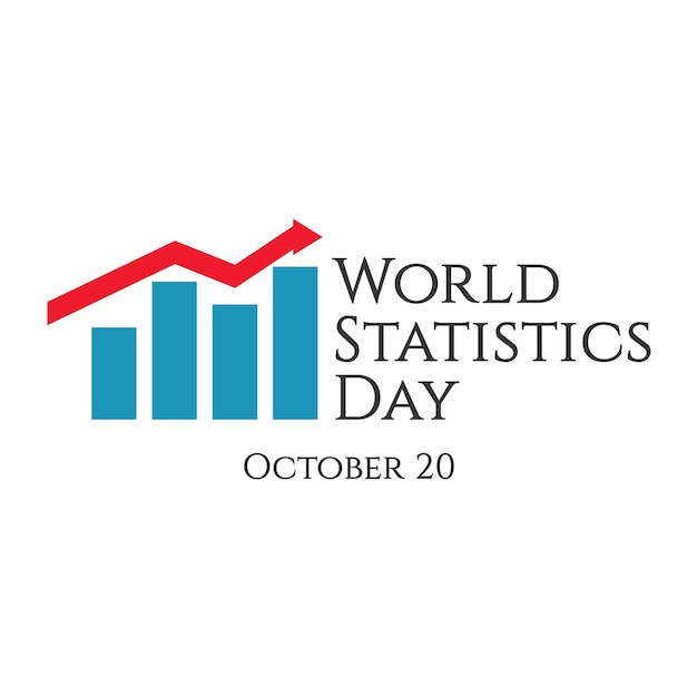 Premium Vector World statistics day vector template design