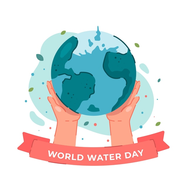 Free Vector | World water day event