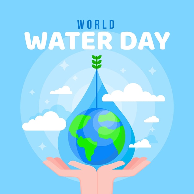 Premium Vector | World water day