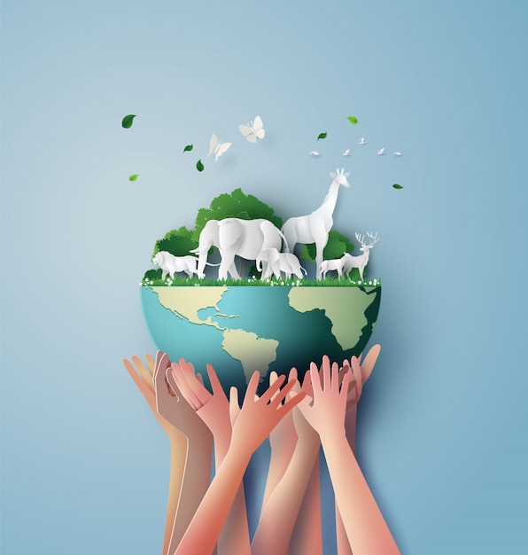 World wildlife day | Premium Vector