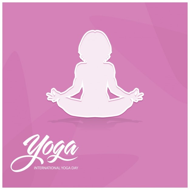 World yoga day background