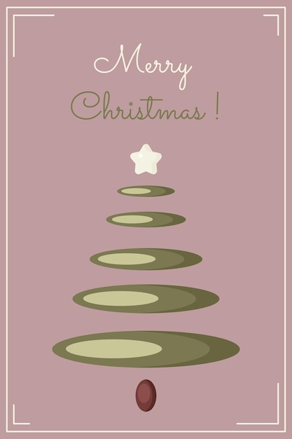 premium-vector-xmas-card-template-with-abstract-christmas-tree