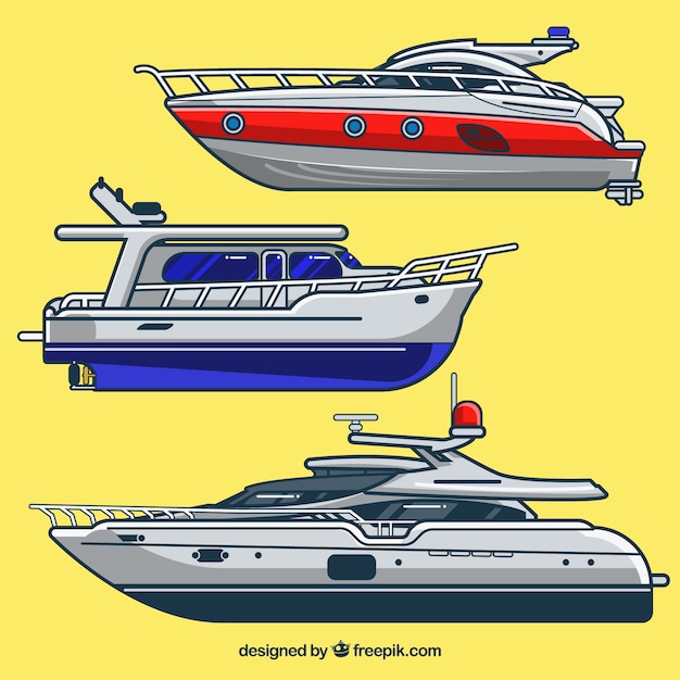 yacht vector art