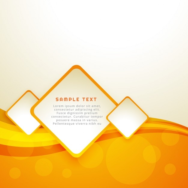 Download Free Vector | Yellow abstract template