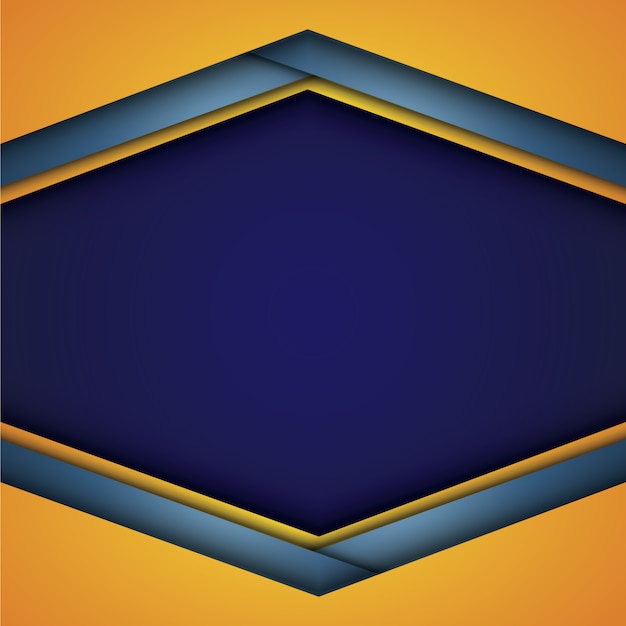 Yellow and blue geometric background