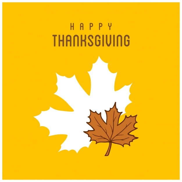 Yellow background for thanksgiving day