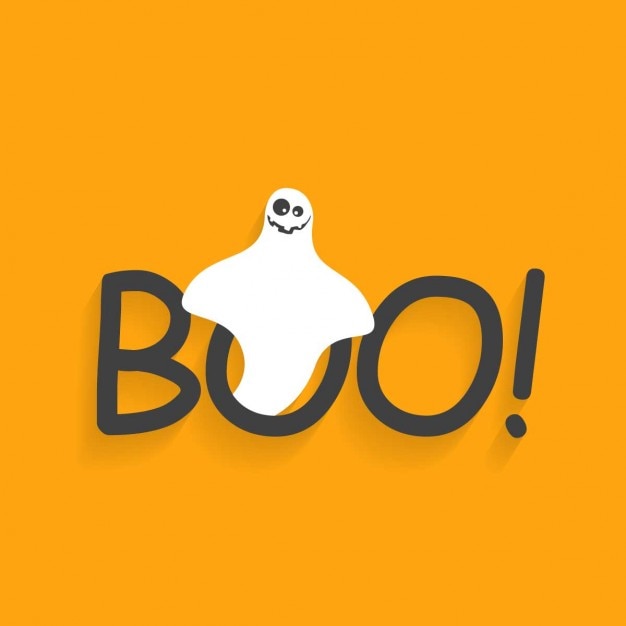 ghost logo yellow background