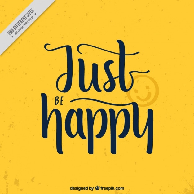 Free Vector | Yellow Background With Motivational Quote