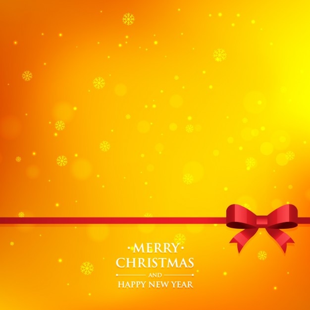 Download Free Vector Yellow Bokeh Christmas Background PSD Mockup Templates