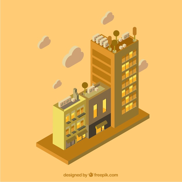 Download Yellow building Vector | Free Download