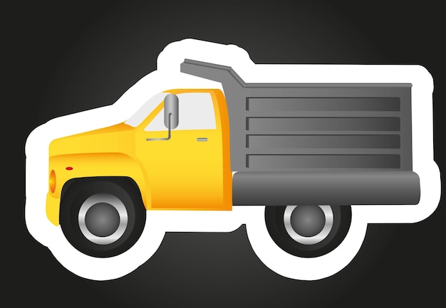 Download Free Yellow Dump Truck Isolated Premium Vector Use our free logo maker to create a logo and build your brand. Put your logo on business cards, promotional products, or your website for brand visibility.
