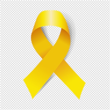 Premium Vector | Yellow ribbon transparent background