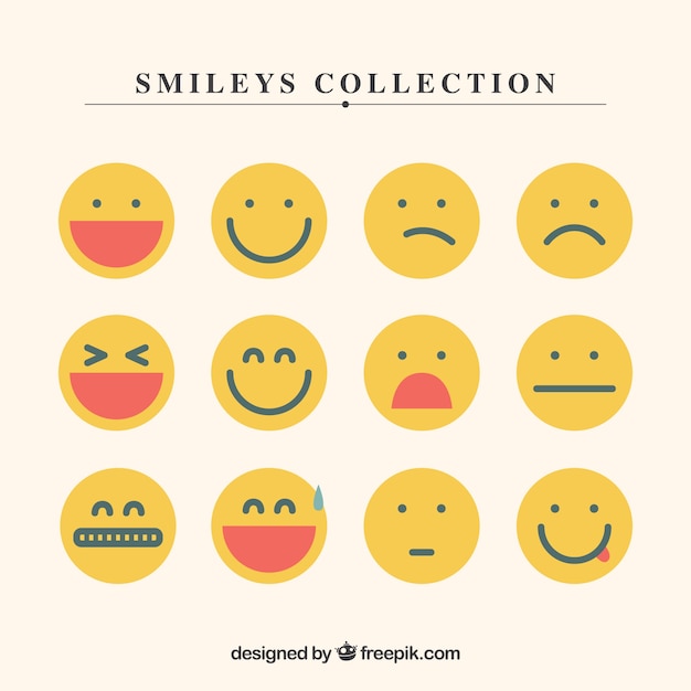 Yellow smileys collection