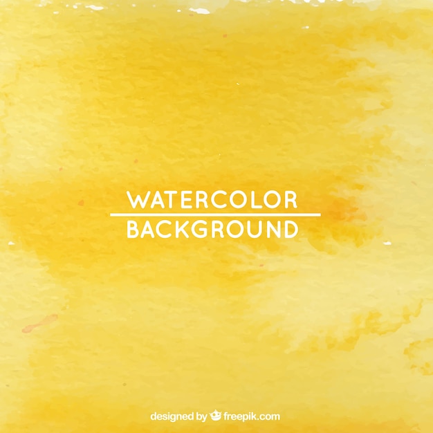 Yellow watercolor background Free Vector Yellow watercolor background Free Vector