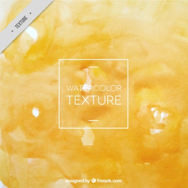 Yellow watercolor texture